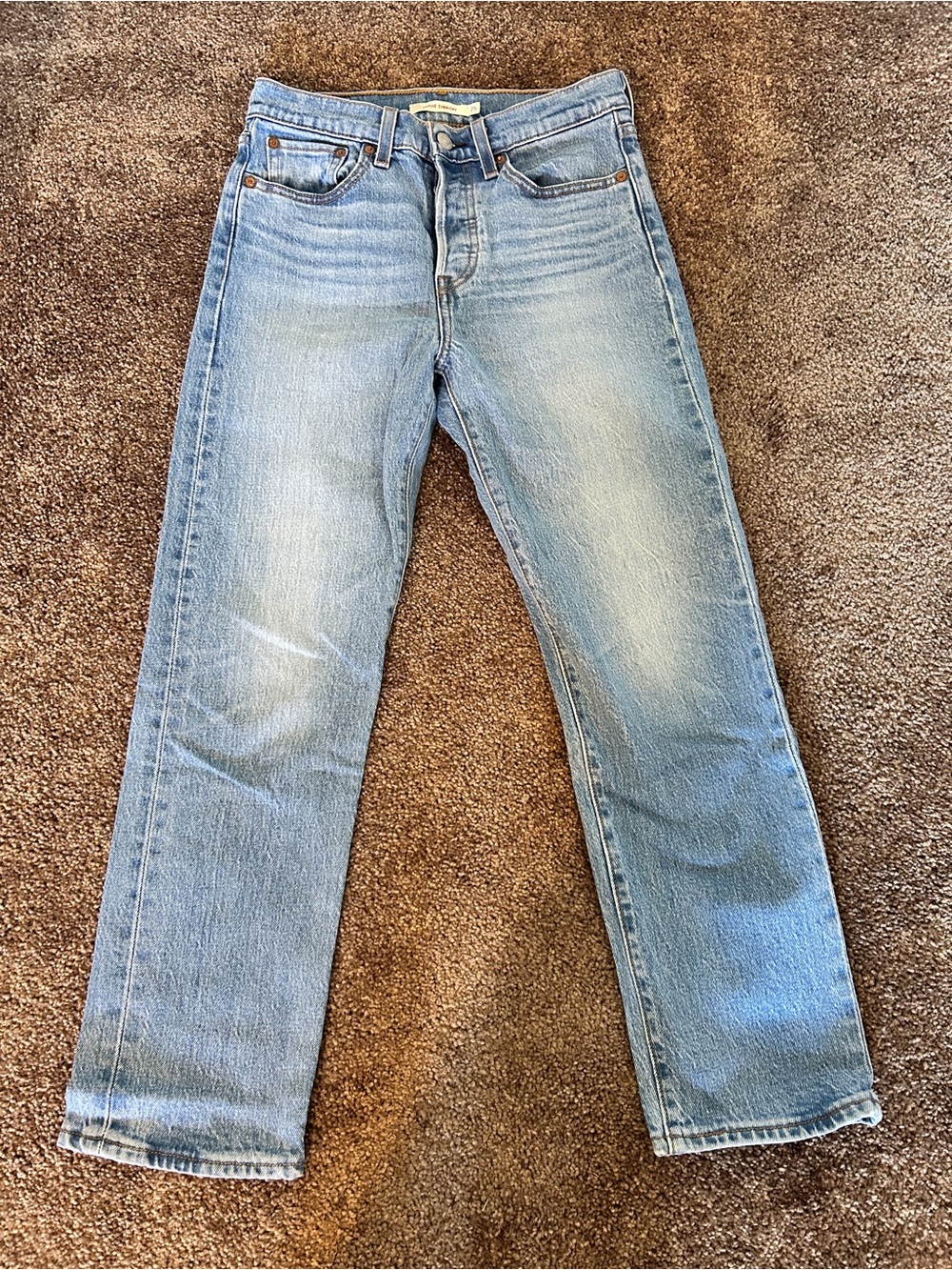 Levi’s Light Blue Wedgie Straight Leg Jeans